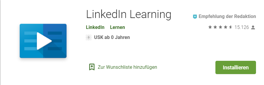 LinkeIn Learning App Screenshot playstore